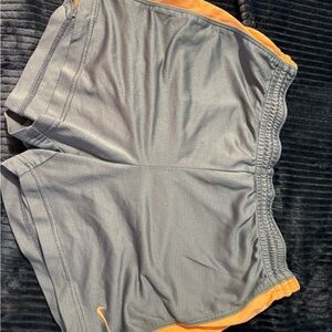 Nike Gray Shorts with Orange Trim